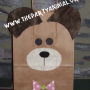 How to make a simple Teddy Bear Gift Bag
