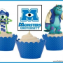 FREE Printable Monsters University Cupcake Toppers