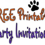 FREE Printable Birthday Party Invitations