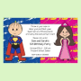 Custom Personalized Birthday Party Invitations for Twins