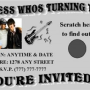 Jonas Brothers Custom Personalized Birthday Party Invitations