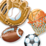 Mylar Sports Theme Balloons