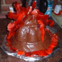 How to make a Volcano Birthday Cake