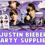 Official Justin Bieber Party Supplies have Hit the Market