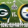 Green Bay Packers vs Pittsburgh Steelers Super Bowl XLV Party Supplies