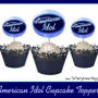 FREE Printable American Idol Cupcake Toppers