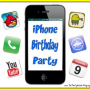 iPhone Birthday Party Theme