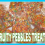 Fruity Pebbles Cereal Treats – Yabba Dabba Delicious !!