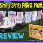 Simply Spray Fabric Paint Tie Dye Party Kit Review