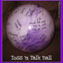 Homemade Toss ‘n Talk Ball – Great Sleepover Party Game