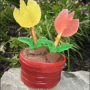 How to Make Flower Pot Cupcakes using Fruit Roll Ups