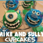 How to Make Mike and Sully Cupcakes