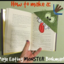 How to Make a Page Eating Monster Bookmark