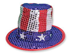 Child Patriotic Sequin Hat