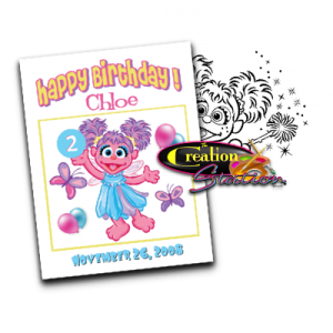 Abby Cadabby Custom Personalized Coloring Book