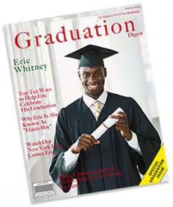 Graduation Magazine Cover Gift