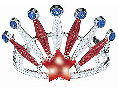 Patriotic Light Up Tiara - Click on the Photo to Order