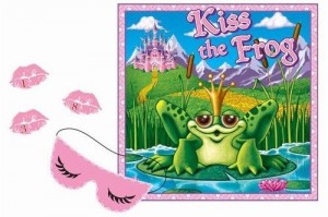 kiss the frog party game
