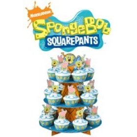 spongebob cupcake stand