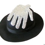 Fedora Hat and Sequin Glove