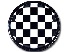 black checkered plate