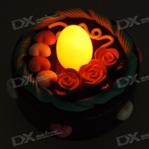 Electronic Blow Sensitive LED Candle and Cake