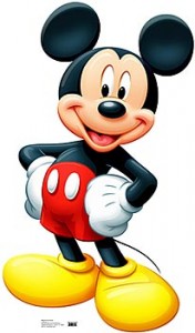 mickey mouse standee