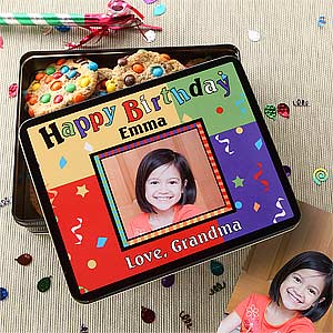 personalized Cookie Tin
