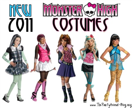 New 2011 Monster High Costumes - ThePartyAnimal Blog