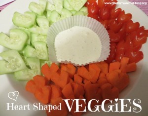 Heart Shaped Veggies