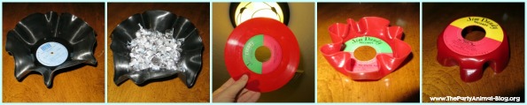 How to make melted vinyl record bowls 3