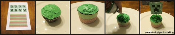 Minecraft Cupcakes 2