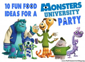 Monsters University Party Food Ideas