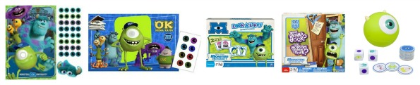 Monsters University Party Games