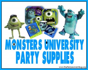 monsters university party supplies