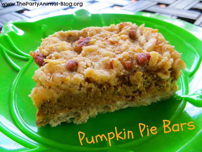 Pumpkin Pie Bar Recipe