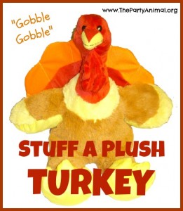 stuff a plush turkey